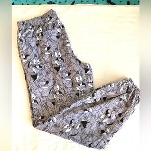 aeropostale Looney toons Gray bugs bunny PJ bottoms Men XL